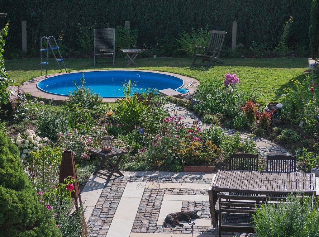 Ferienwohnung Am Elberadweg دريسدن الغرفة الصورة
